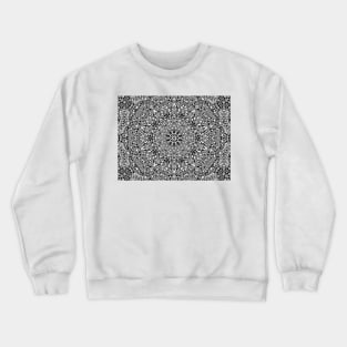 Thai pattern shapes, black and white, Vector abstract modern minimalist Crewneck Sweatshirt